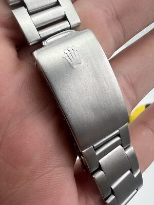 $202.50 • Buy Original Rolex Mens 36mm SS Datejust 78360 Oyster Band With 558 End Pieces - 302