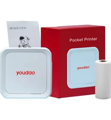 Youdao MEMOBIRD G4 Pocket Printer Portable Thermal Bluetooth HD 306dpi Mini • $18.74