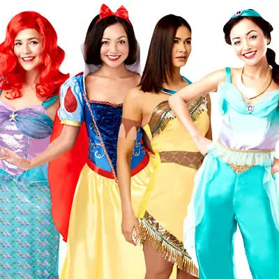 £34.99 • Buy Disney Princess Ladies Fancy Dress Fairy Tale Book Day Womens Ladies Costume New