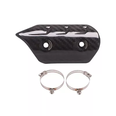 Motorcycle Exhaust Link Pipe Protector Heat Shield Cover Guard Anti-scald Covers • $27.80