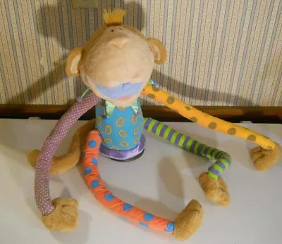 Rare Large Manhattan Toy Plush Stuffed Monkey Hand Puppet Magnetic Hands Feet • $29.99