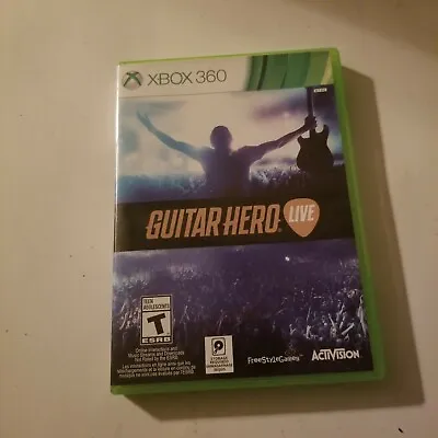 Guitar Hero Live Xbox 360 Game 2 Disc Set Case Included No Manual  • $9.95