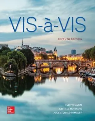 Vis--vis: Beginning French [Student Edition] By Amon Evelyne  Hardcover • $74.51