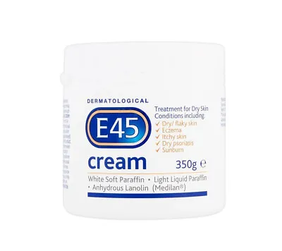 E45 Dermatological Cream Skin Care Tube For Dry Skin Condition Non-Greasy 350g • $31.95