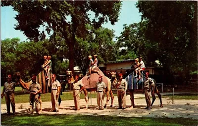 Vintage Postcard Camel Rides Vilas Park Zoo Zor Temple Madison Wisconsin A7 • $7.99