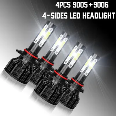 4pcs CSP LED Headlight Lamps For 1994-1998 Chevy C10 C/K 1500 Tahoe Silverado • $28.99