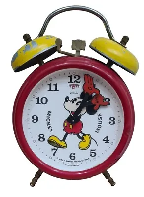 Vintage Mickey Mouse Alarm Clock (bradleygermany) • $24.90