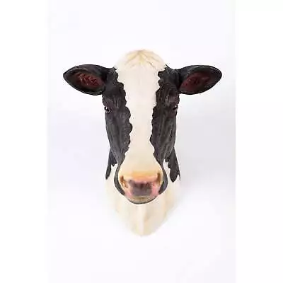 Garden Creations Cow Head Wall Decor Outdoor Resin Statue Ornament • £43.99