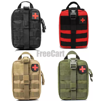 Tactical First Aid Kit Medical EMT Bag Emergency Survival Molle IFAK Pouch US • $10.68