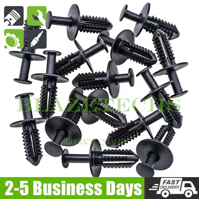 100 Pcs Fender Liner Rivet Push Type Clip Retainer For Mercedes Benz 1249900492 • $3.69