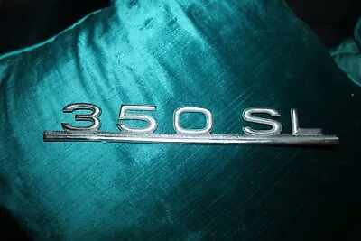 Vintage Mercedes W107  350sl Trunk Lid Emblem Badge Name Molding Logo • $109