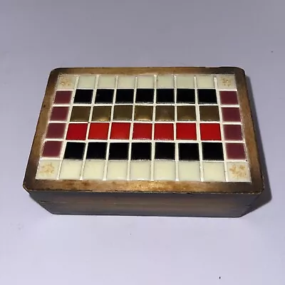 Vintage Mosiac Tile Trinket Box • $9.99