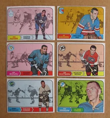 1968-69 Topps Hockey Card Singles Complete Your Set Pick Choose Updated 2/27 • $11.99