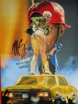 Miley Cyrus Sexy Concert Highlights Photo Autographed - Signed Plus COA • $39.75
