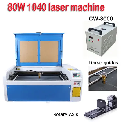 Auto-Focus 80W USB Co2 1000 X 400mm Laser Cutter Laser Cutting Engraving Machine • $2645