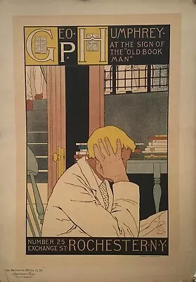 1897 Maitres De L'Affiche Pl. 76 « Geo P. Humphrey Rochester N.Y. » • $225