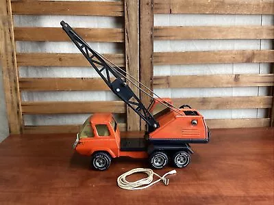 Vintage Tonka Mini Crane Orange Toy • $22
