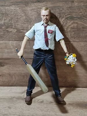 £39.99 • Buy Neca Shaun Of The Dead 12” Talking Horror Figure Simon Pegg 2004 Reel Toys