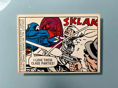 1966 Donruss Marvel Super Hero # 1 Captain America Rookie Card • £145