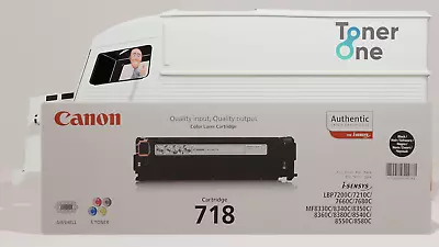 Canon Original Black Laser Toner Cartridge 718 226903 • £56.98