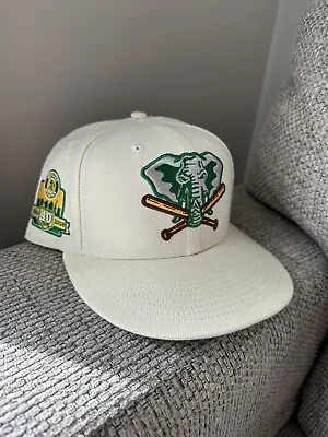 Oakland A’s Athletics Stomper Hat Las Vegas New Era 5950 Fitted Size 7 1/2 • $39.99