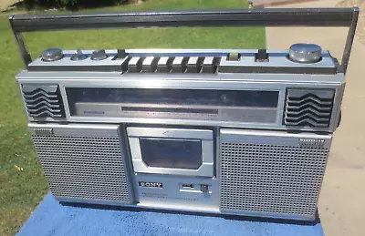 Vintage Sony CFS-61S Stereo Radio Cassette Recorder Boom Box • $85