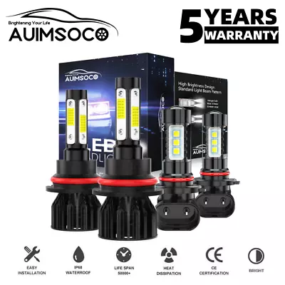 For 2002-2006 Mercury Mountaineer LED Headlight Hi/Lo Beam Fog Bulbs Upgrade Kit • $39.99