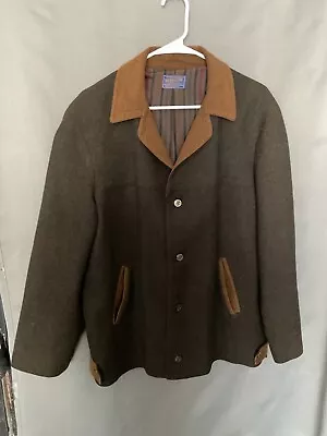 Vintage Pendleton Wool Coat Jacket Men's  Lined 4 Button  • $99.99