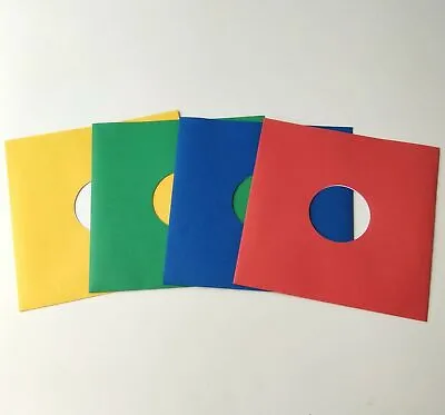 Vinyl Record Sleeves 45rpm - 7 Inch Premium Acid Free Protection Multicolor 50pk • $21.99