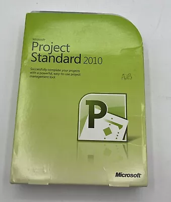 Microsoft Project Standard 2010 With Product Key (SKU 076-04843) • $29.99