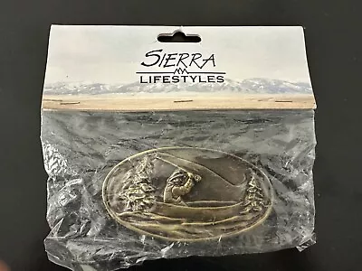 Cabinet Drawer Pull Handle SIERRA LIFESTYLES 3” Cabin Forrest Fly Fishing Canoe • $5