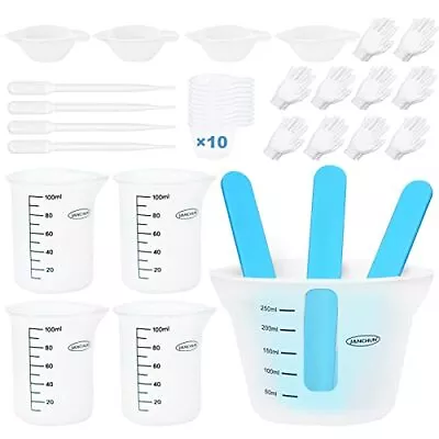 Silicone Measuring Cups For Epoxy ResinJANCHUN Resin Supplies All In One Kit • $16.06