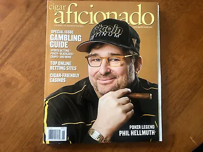 $4.99 • Buy Cigar Aficionado Magazine Gambling Guide Legend Phil Hellmuth June 2022 Issue
