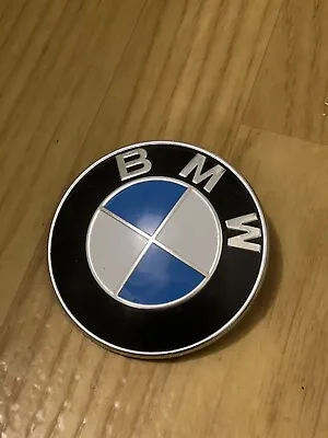 BMW E70 E83 E46 E36 E39 E90 E92 E60 X3 X5 FRONT HOOD Emblem Roundel 8132375 OE • $30