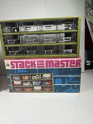 Vintage Stackmaster By Union - 11 Drawer Small Parts Bin Organizer Cabinet Rare! • $55