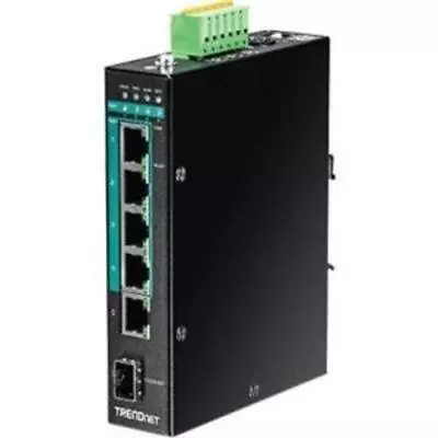 Trendnet 6-port Hardened Industrial Gigabit Poe+ Layer 2 Managed Din-rail Switch • $334.99