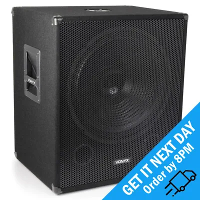 Vonyx SWA18 Active 18  Subwoofer DJ PA Party Powered Sub Speaker System 500W • £349