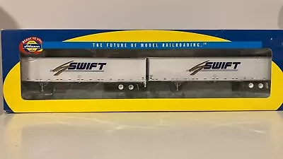 Ho Athearn #28407 Swift (2) 53' Wabash Duraplate Trailer • $18.11