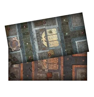 NEW Know No Fear Gaming Mat Double Sided Playing Board  22  X 43  • £5.99