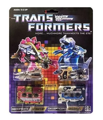 Transformers G1 Soundwave Cassette Decepticon Overkill Slugfest Action Figure • $39.98