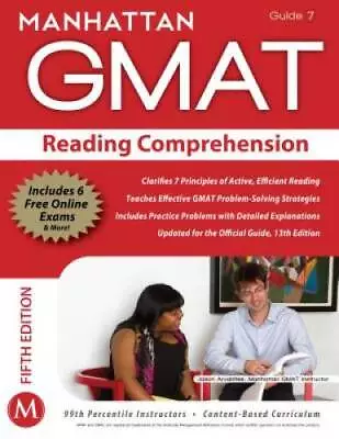 Reading Comprehension GMAT Strategy Guide (Manhattan GMAT Instructional G - GOOD • $3.78