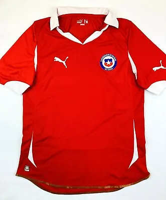 £38.94 • Buy Puma CHILE 2010/11 M Home Football Shirt Soccer Jersey Camiseta La Roja Top Kit
