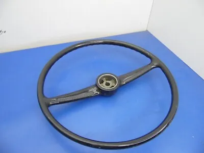USED OEM Steering Wheel Black Fits Volkswagen Type 2 Bus 1955-1967 • $450