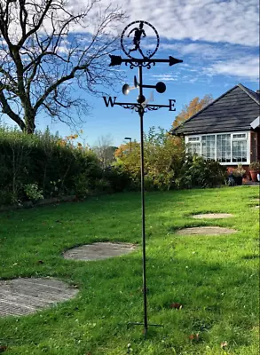 Floor Standing And Wall Mounted Weathervanes Steel Football Cockerel Weathervane • £29.99