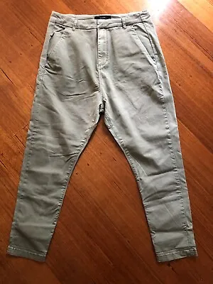Decjuba Khaki Drop Crotch Pants Size 12 • $30