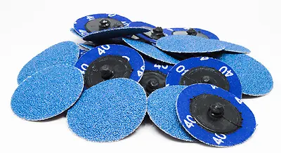 25 - 2  Roloc Zirconia Quick Change Sanding Disc 40 Grit • $15.99