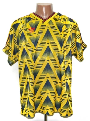 £119.99 • Buy Adidas Vintage 1991/1993 Arsenal Brusied Banana Style Football Shirt #2 L
