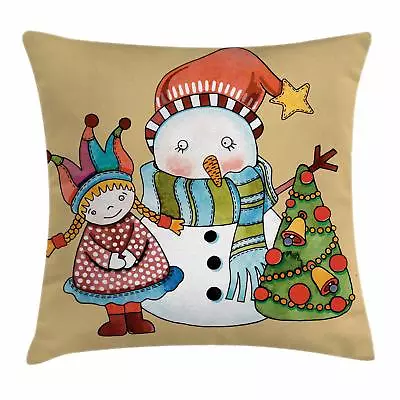 Christmas Season Throw Pillow Cases Cushion Covers Home Decor 8 Sizes Ambesonne • $20.99