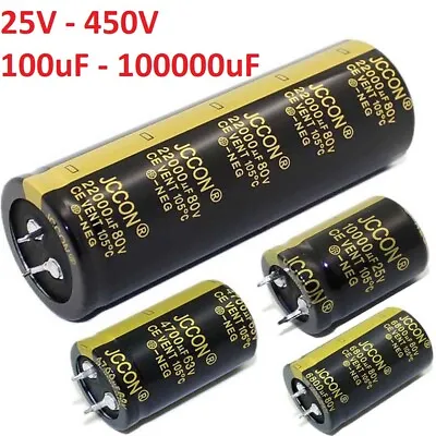 £124.80 • Buy Large Electrolytic Can Capacitor Snap In Electrolytic Capacitor 100uF - 100000uF