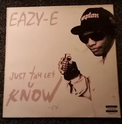 Eazy-E - Just Tah Let U Know 12  Vinyl Single 1995 Ruthless Records NWA • £9.99